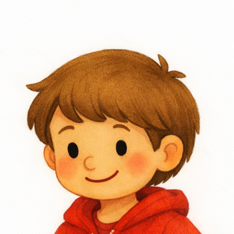 Milo Martinez, age 7, watercolor storybook portrait